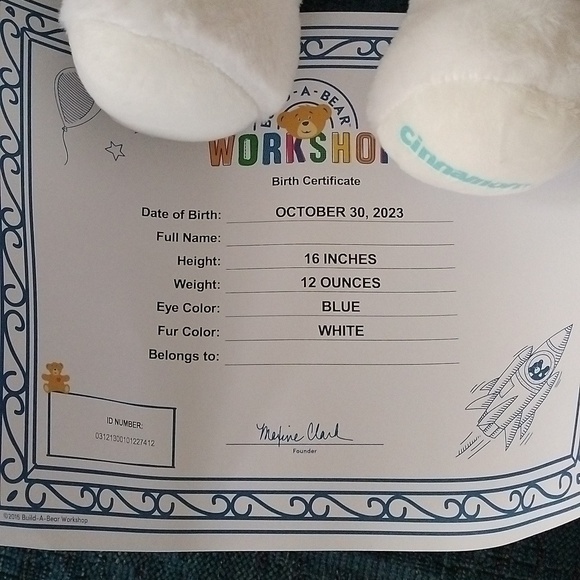 Build-A-Bear Hello Kitty Friends Cinnamoroll w/ Holiday Pajamas + Birth Certif - Picture 6 of 8